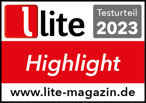 Test seal from lite-magazin.de for the Premium 701 Wireless Gen2